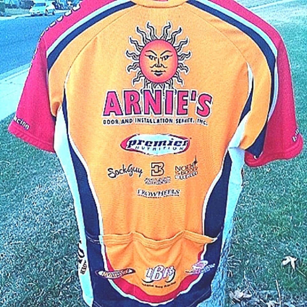 Cycling Squadra Raglan Sleeve Jersey Size Medium